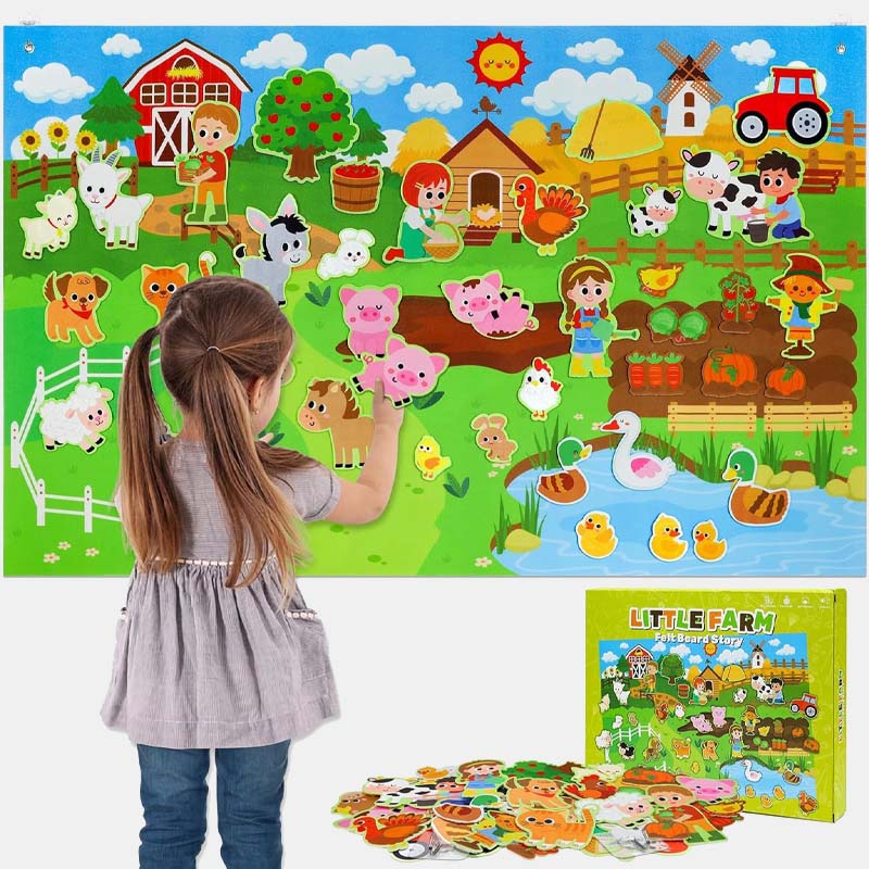๐ Felt 3D Early Learning Game Board