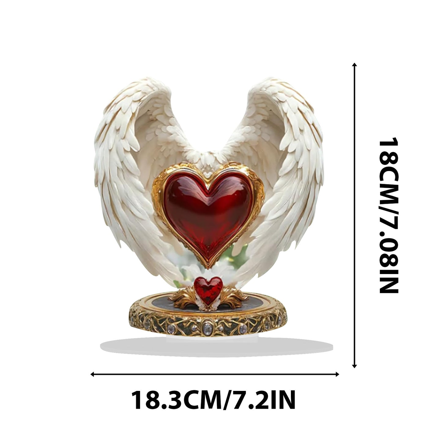 ❤️Guardian angel statue with candles