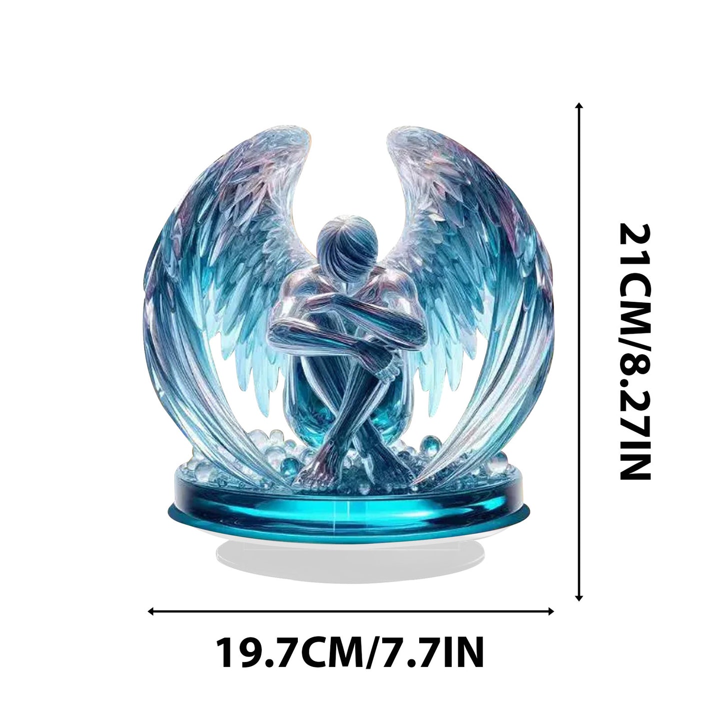 ❤️Guardian angel statue with candles