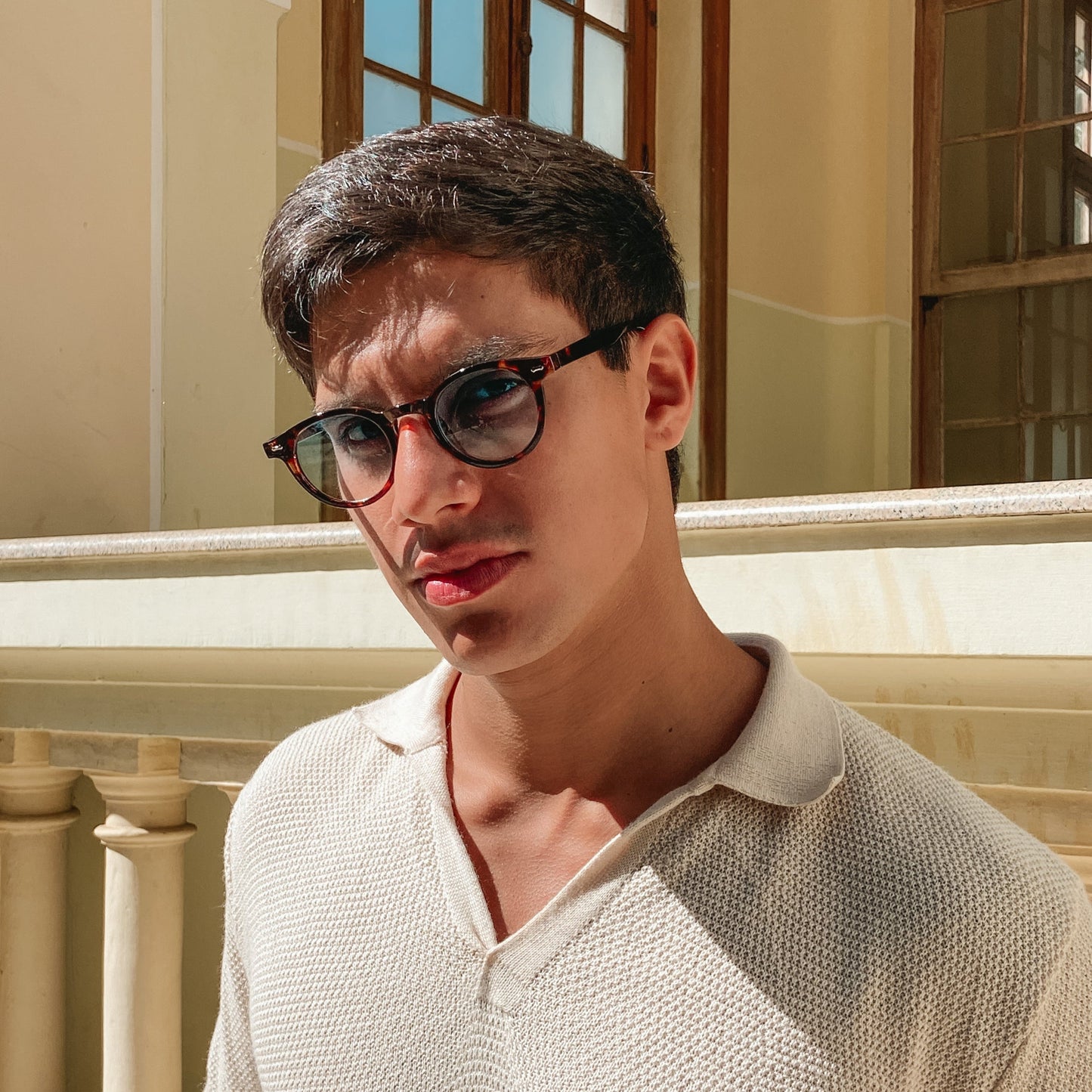 ✨Retro round frame sunglasses with rivets✨