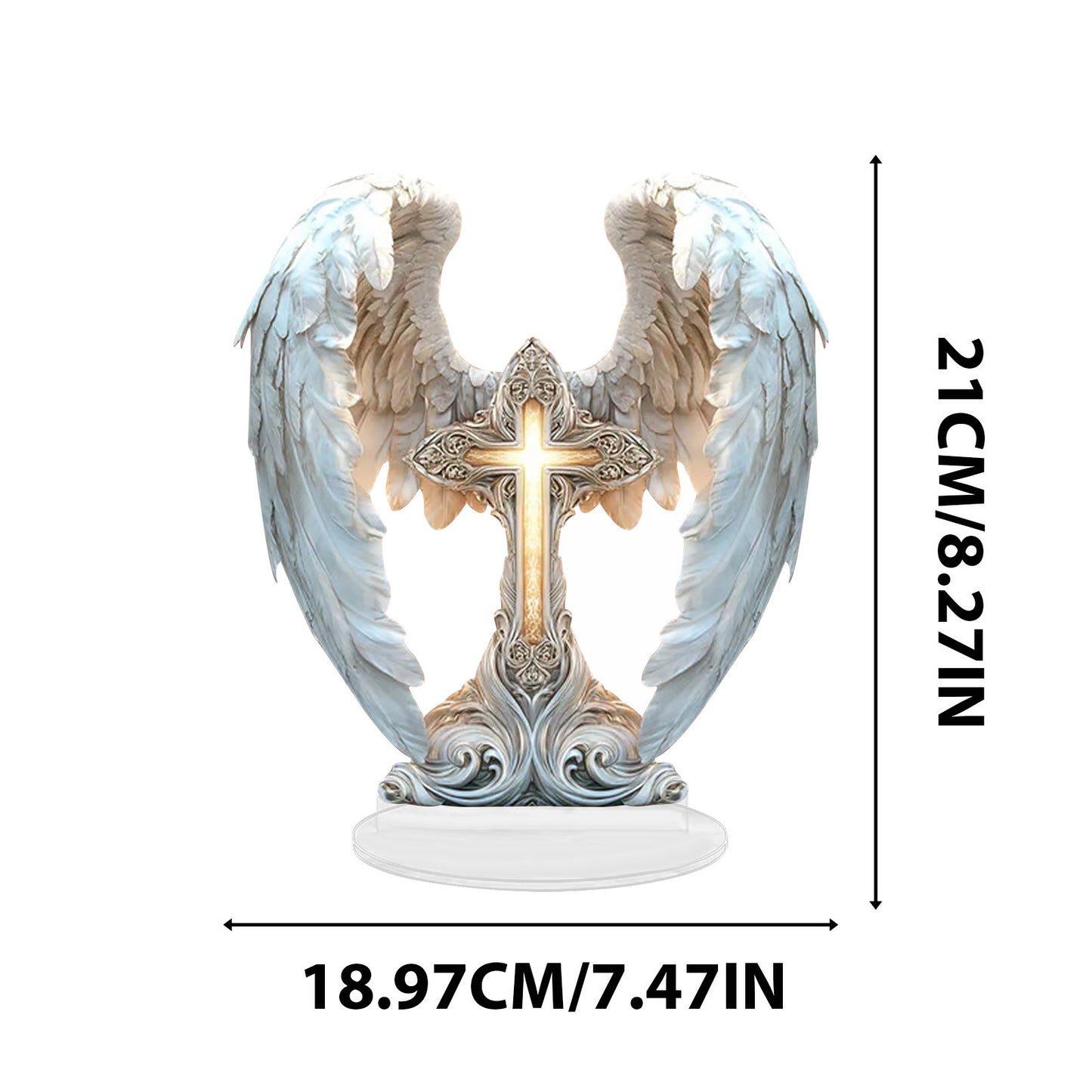 ❤️Guardian angel statue with candles