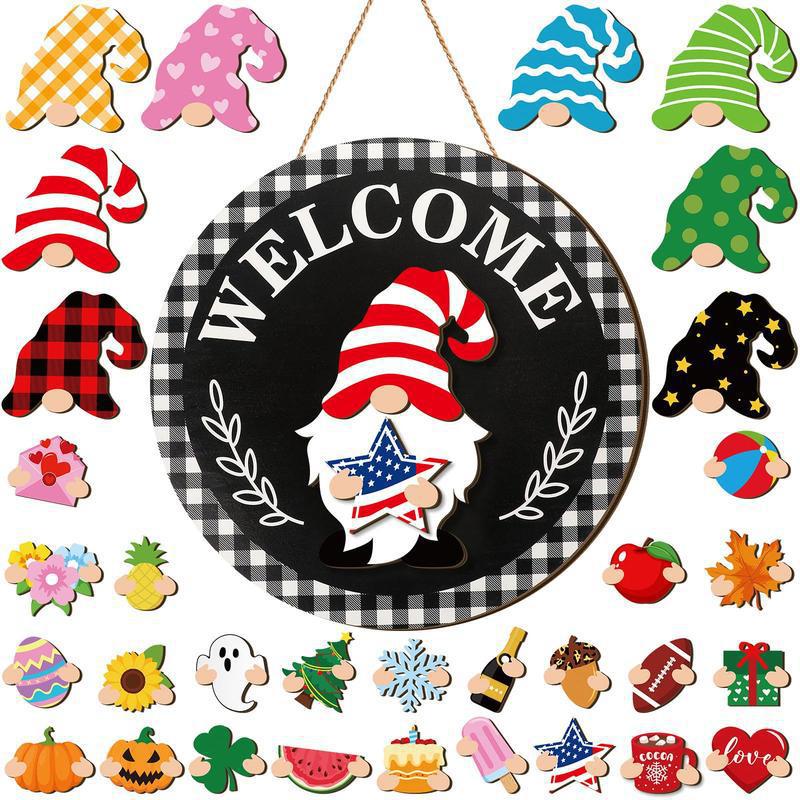 ๐ 2025 New Wooden Interchangeable Holiday Sign๐๐๐ธ๐