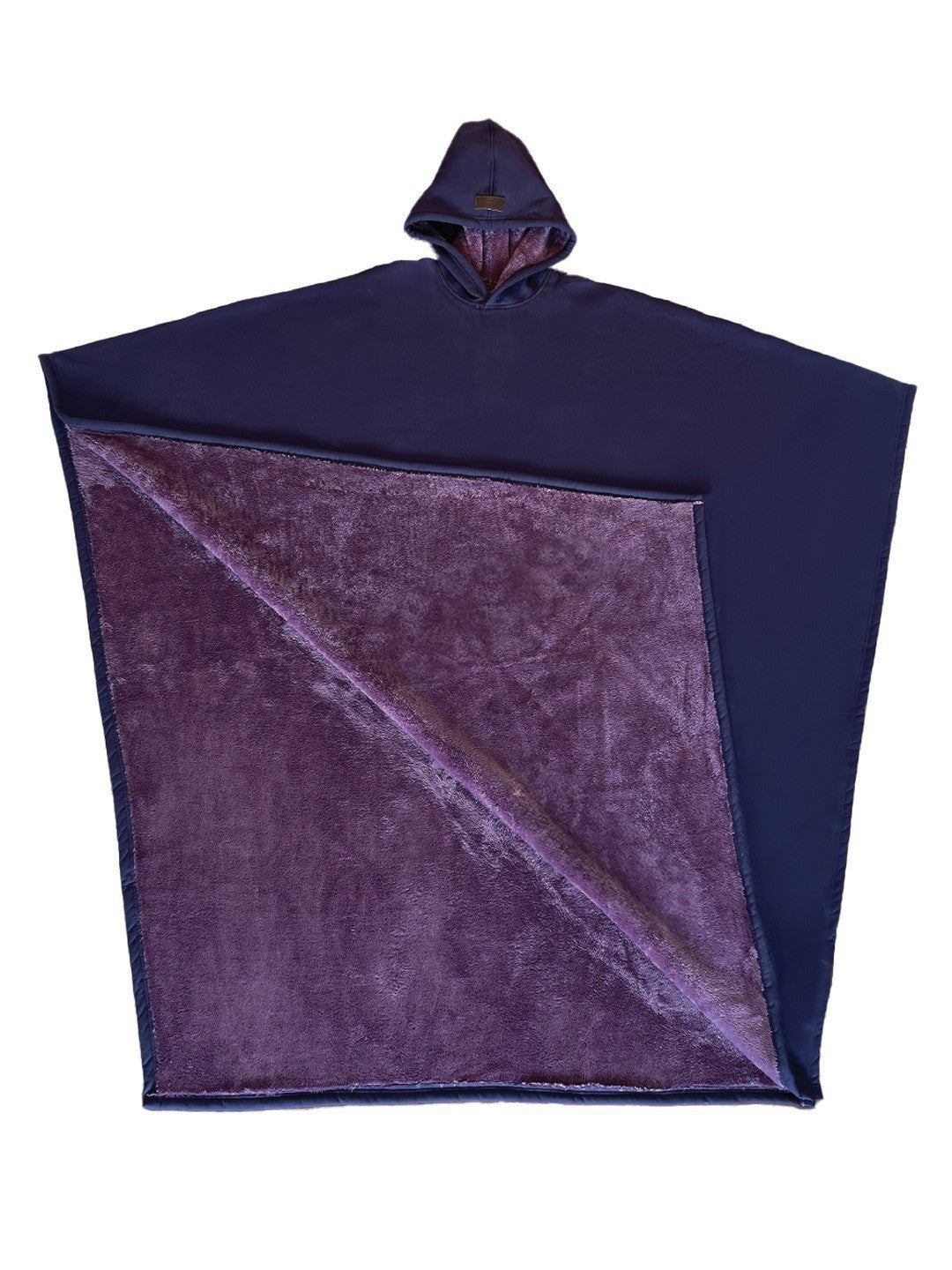 Loose cloak with hood