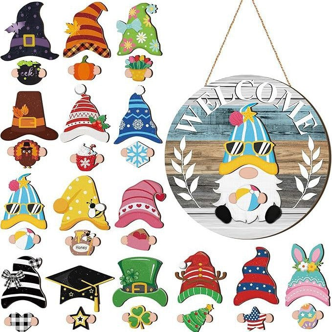 ๐ 2025 New Wooden Interchangeable Holiday Sign๐๐๐ธ๐