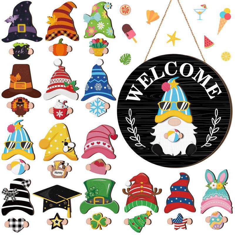 ๐ 2025 New Wooden Interchangeable Holiday Sign๐๐๐ธ๐