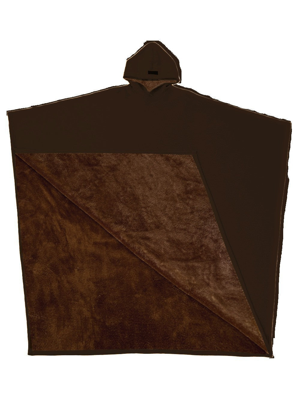 Loose cloak with hood