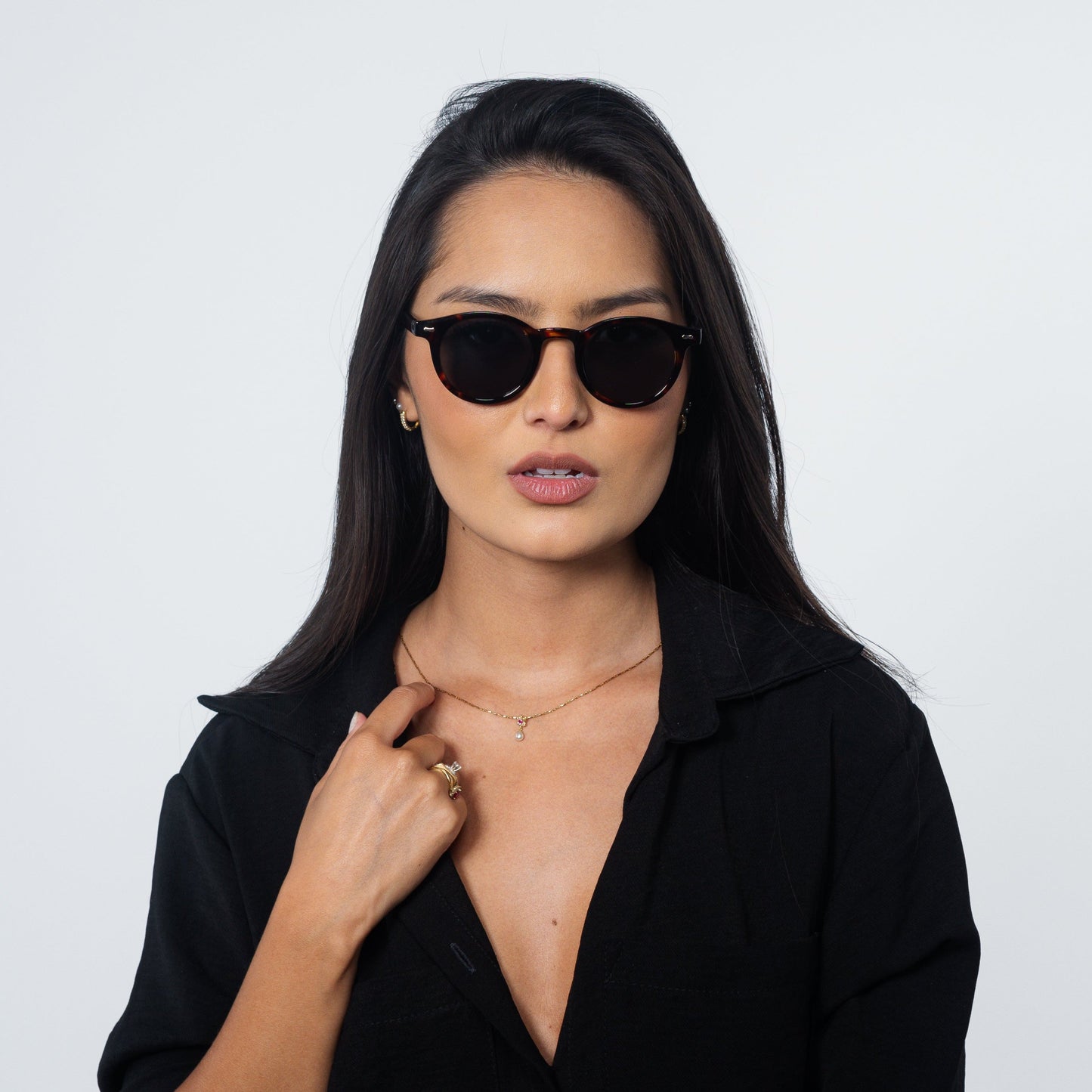 ✨Retro round frame sunglasses with rivets✨