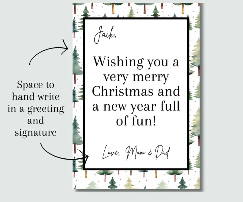 🎄📚Christmas Gift Card Book 🎁Surprises On Every Page📚Hardcover & Durability Line
