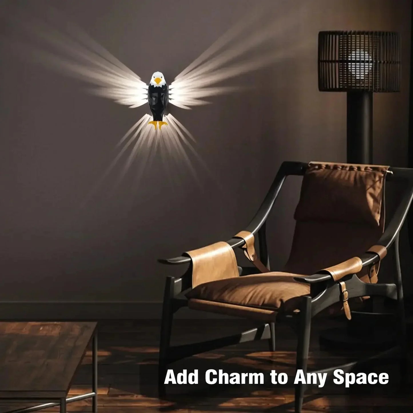 3D Home Eagle Wall Lamp