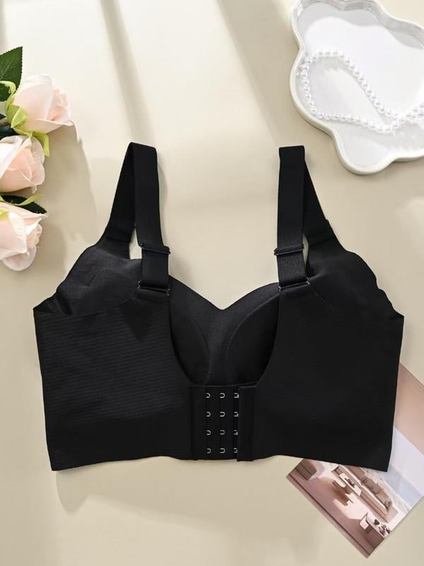 🔥Spring Hot Sale 49% OFF- Ribbed Push Up Adjustable Wireless Bra for Women