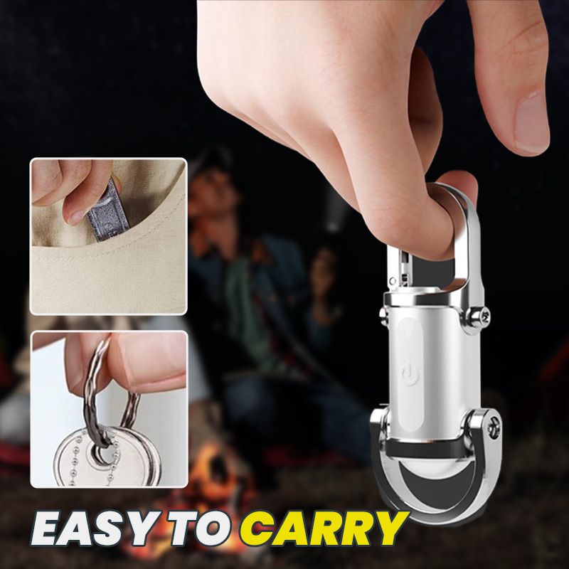 1200LM Ultra Bright Miniature Keychain Flashlight, Waterproof