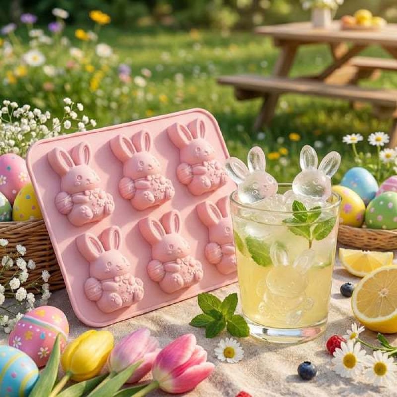 ⏳Last Day Special Price £9.99!!🐮 Mini Highland Cow Ice Cube Mold – Cute 3D Ice for Drinks, Parties & Gifts
