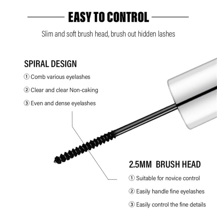Thick, Curling, Long-lasting Mascara, Waterproof, Sweat-resistant, Lengthening, Non-staining