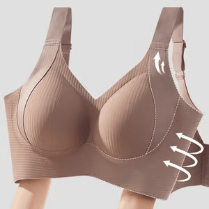 🔥Spring Hot Sale 49% OFF- Ribbed Push Up Adjustable Wireless Bra for Women