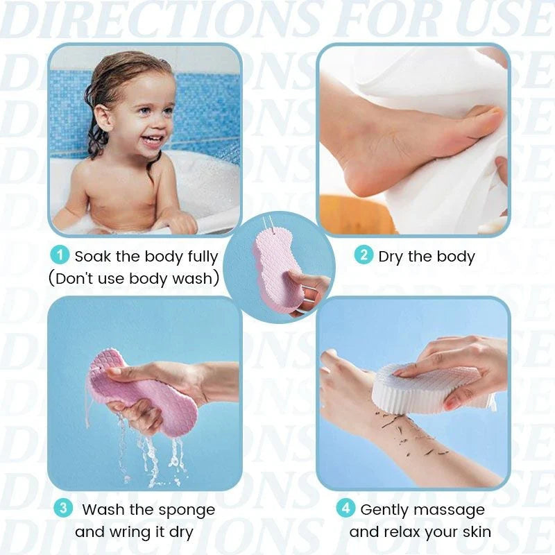 🧽✨ Super soft exfoliating bath sponge - gentle care for the skin