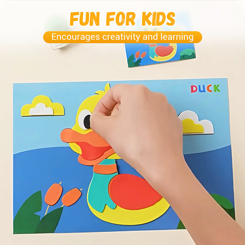 Kids DIY 3d Eva Sticker Craft