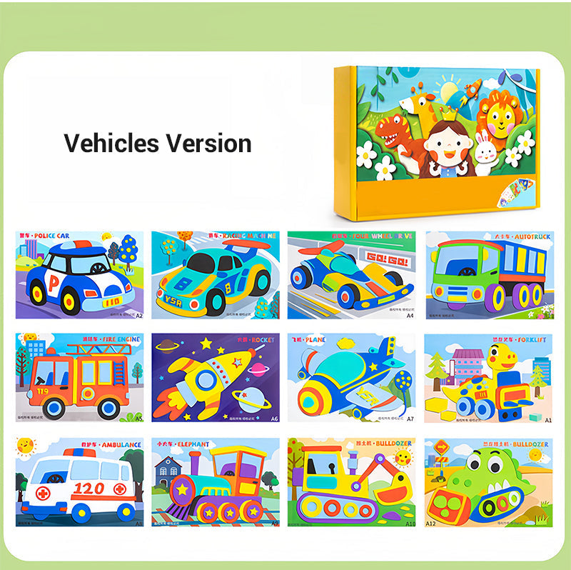 Kids DIY 3d Eva Sticker Craft