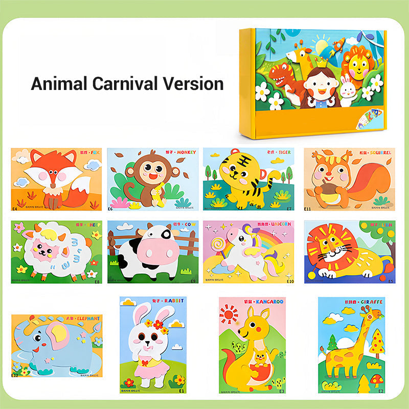 Kids DIY 3d Eva Sticker Craft
