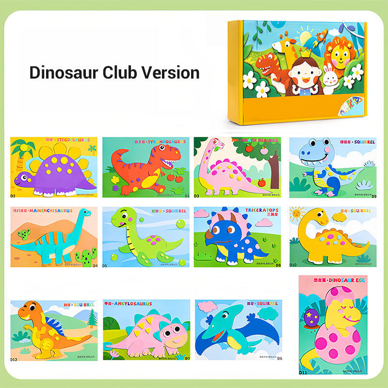 Kids DIY 3d Eva Sticker Craft