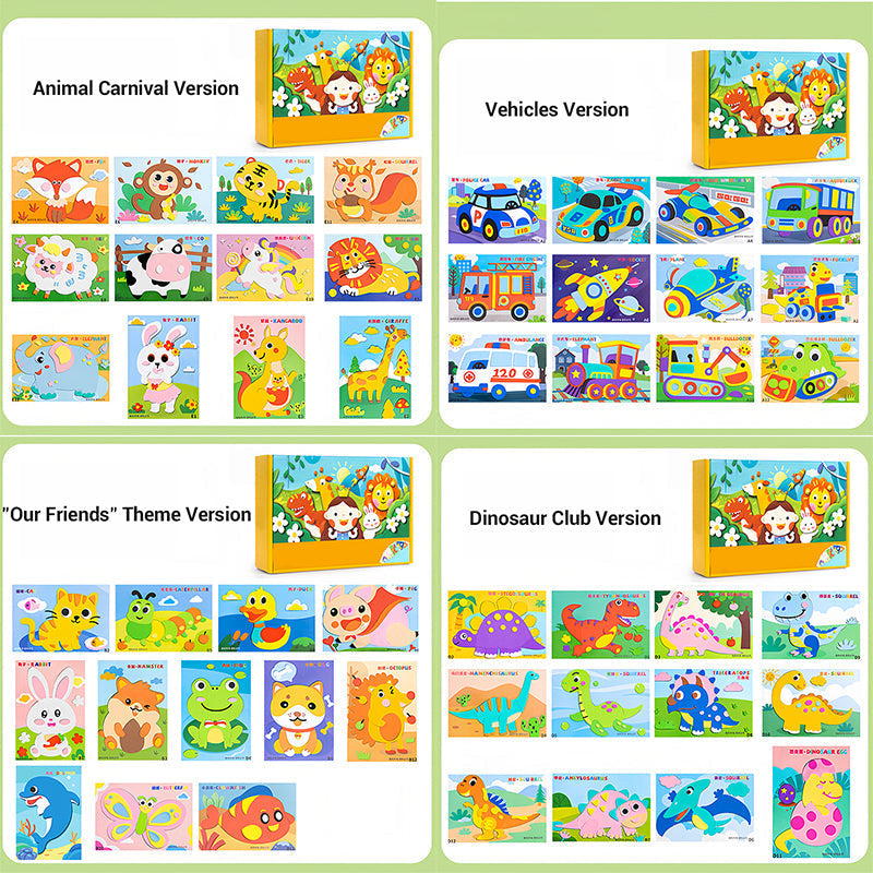Kids DIY 3d Eva Sticker Craft