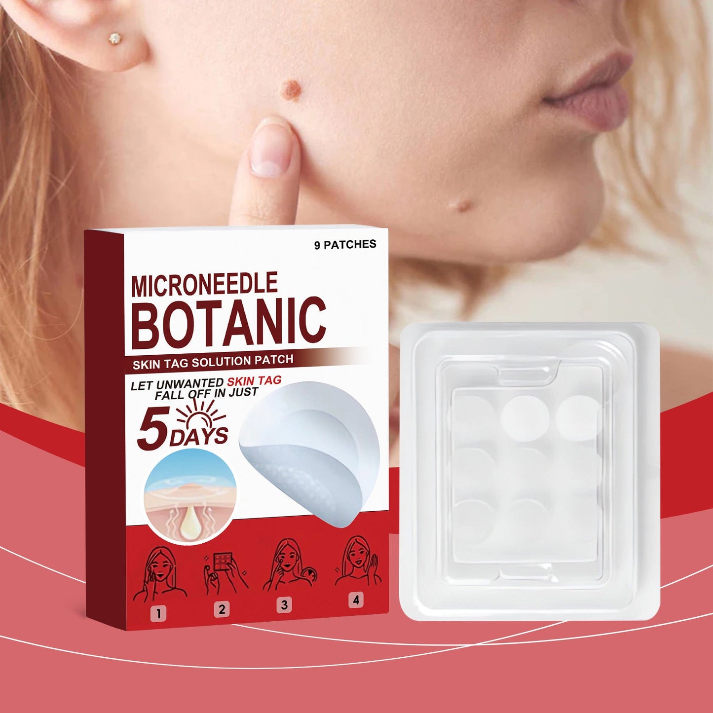 Painless Skin Tag & Wart Removal Patches