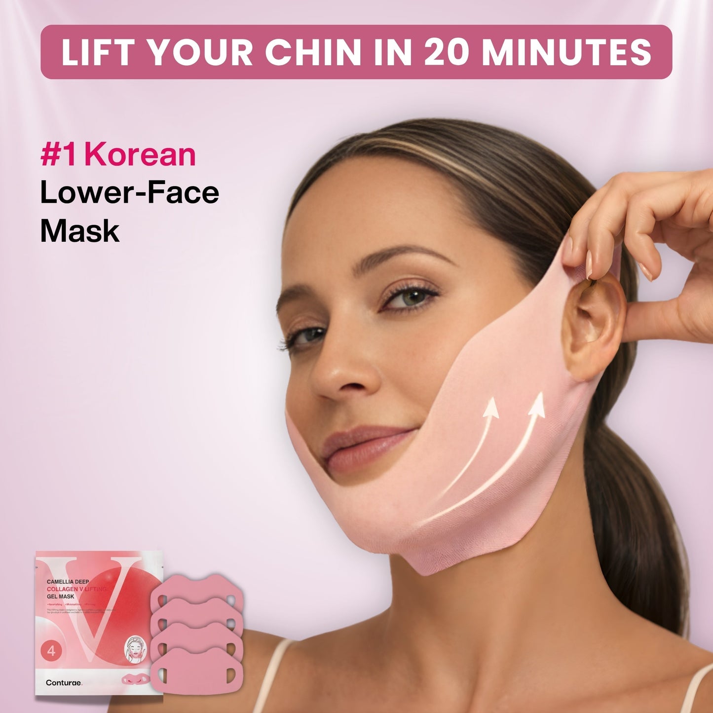 Ear-Hook Facial Contouring Mask