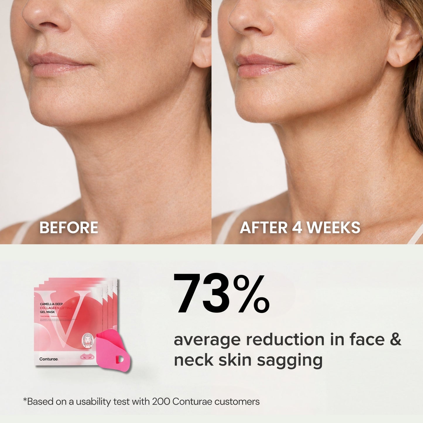 Ear-Hook Facial Contouring Mask