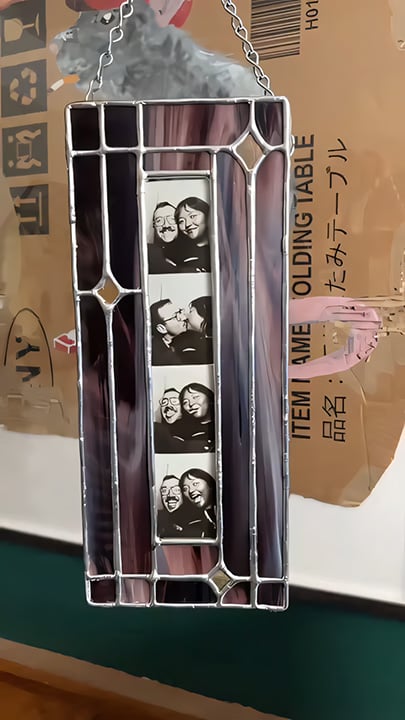 🔥LAST DAY 50% OFF -✨Handmade Stained Glass Photobooth Frame
