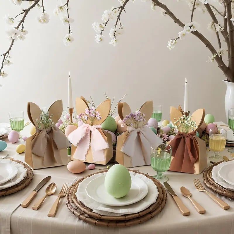 🔥🐇 Boho Bunny Easter treat bags (✨24 pcs)