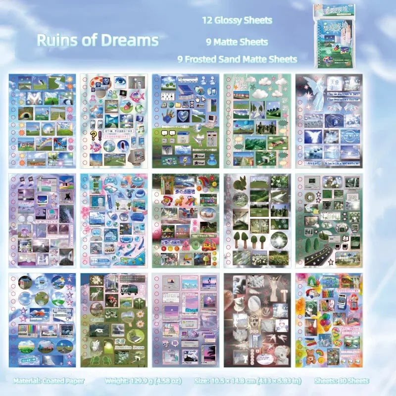 🔥Last Day 50% OFF - Dreamcore Aesthetic Sticker Book