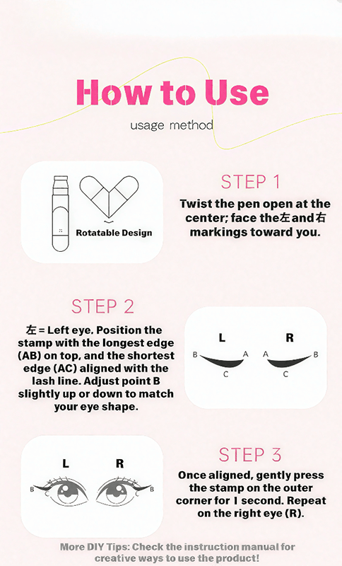 ⚡ 50K+ SOLD - Perfect Wing Stamp & Go - Easy Eyeliner Tool