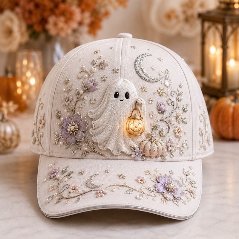🔥Last Day 50% OFF – 🧙‍♀️✨3D Halloween Embroidery Cap🧢 (Soft, Breathable & Easy To Style With A Comfortable Adjustable Strap)