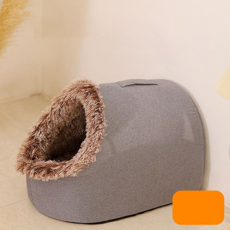 🐾Warm winter cave bed for pets