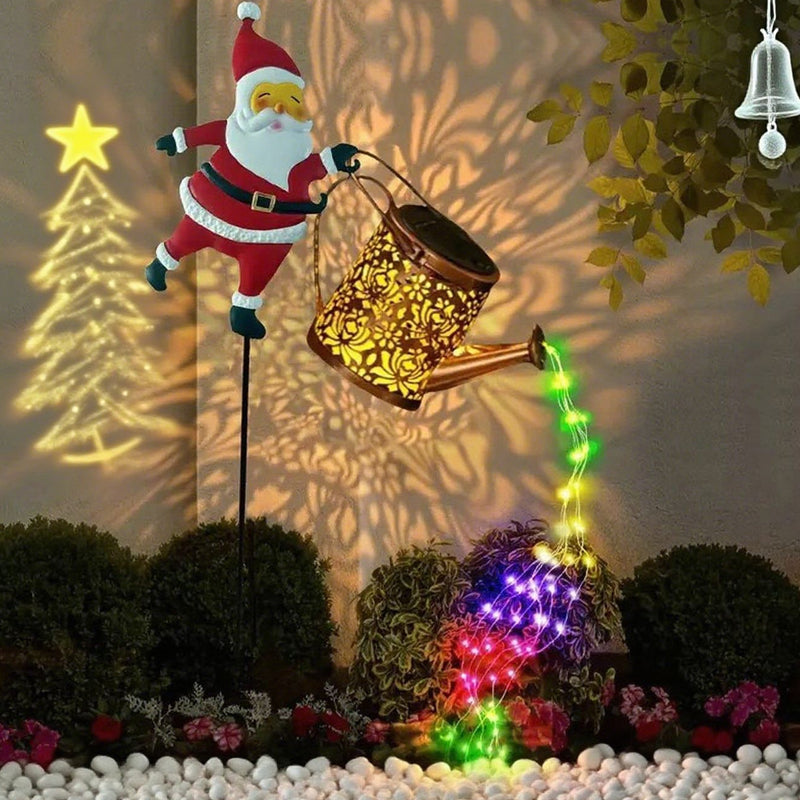 ⏰Solar lamp for the garden in the shape of Santa Claus🎅🎄