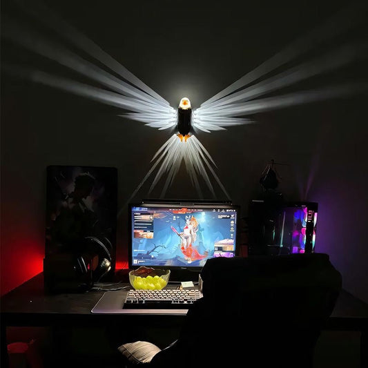 3D Home Eagle Wall Lamp