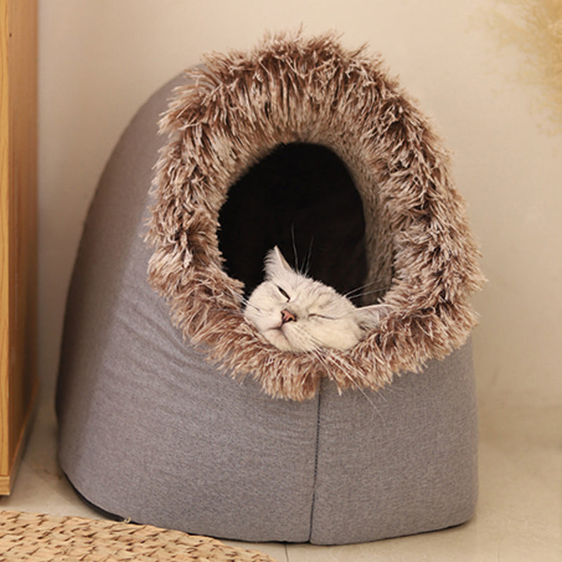 🐾Warm winter cave bed for pets