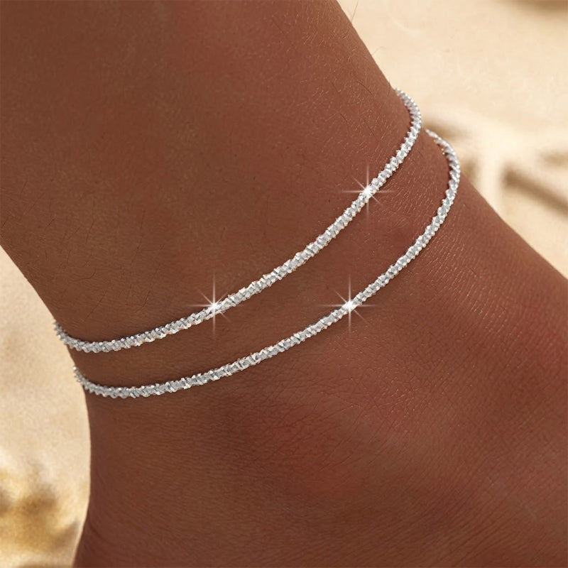 ✨ Sparkling ankle chain