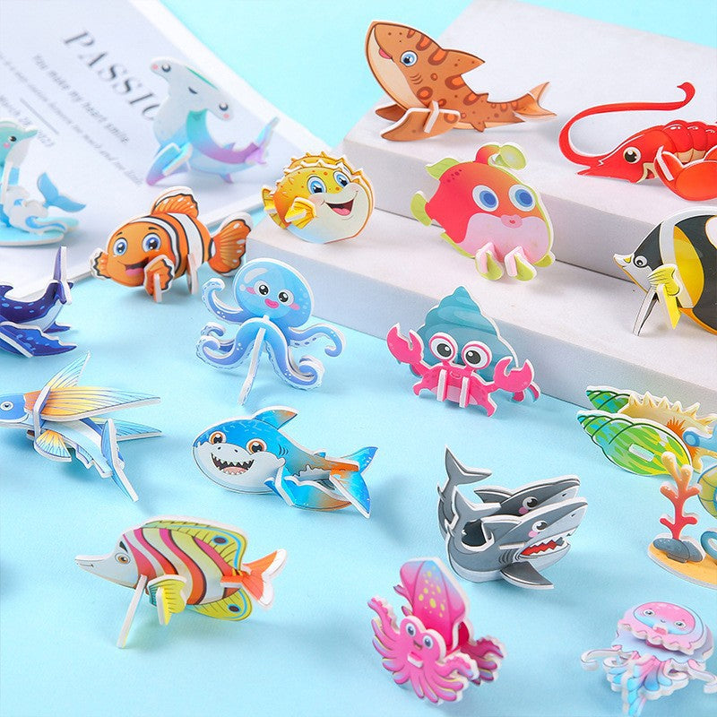 🦋 3D Creative Creature Puzzles