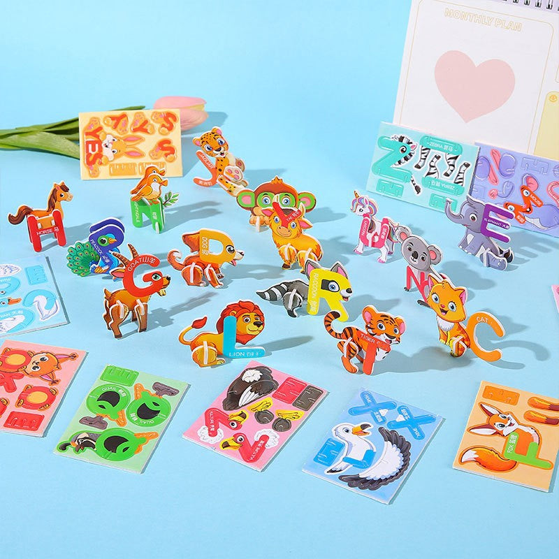 🦋 3D Creative Creature Puzzles