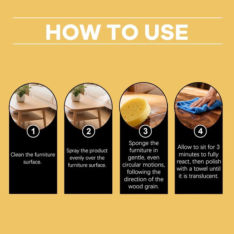 🔥🔥Now on sale: Wax spray with essential oil and beeswax - furniture polish, wood care, deep care, restores shine and prevents cracks