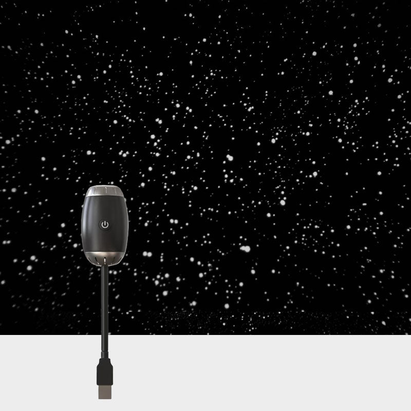 Create Your Own Mobile Planetarium - Mini USB Projector Star Light with Music Rhythm, Car Interior Accessories Decoration