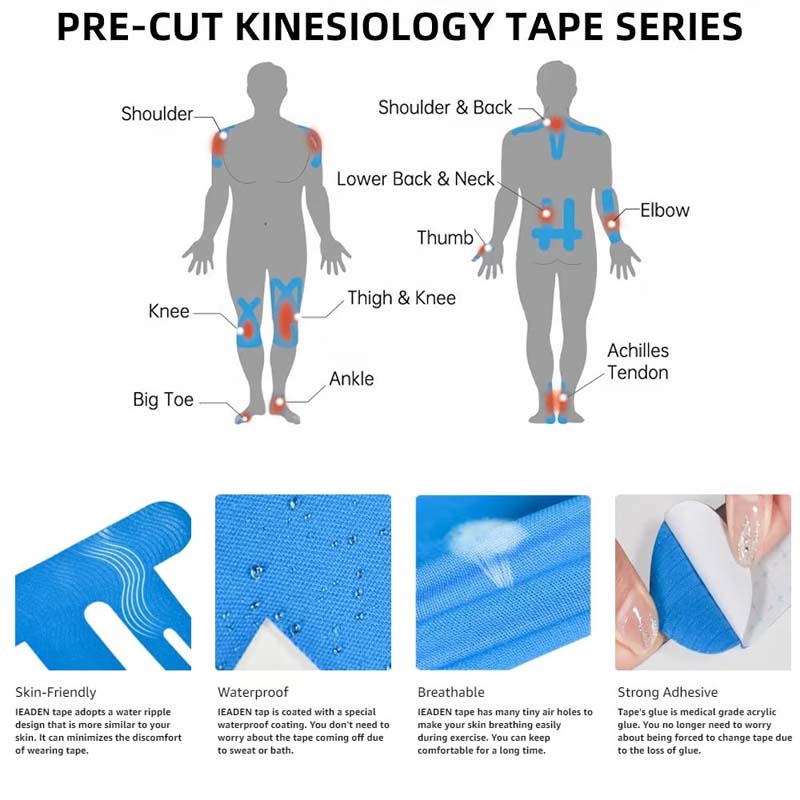 [Knee pads for sport | Breathable and waterproof pre-cut straps]