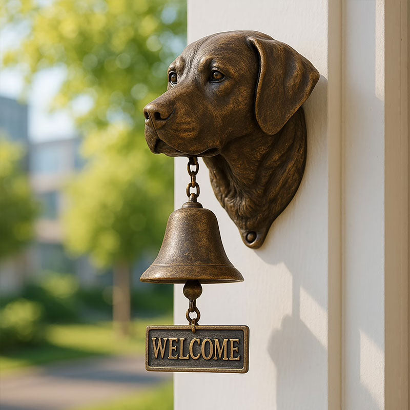 🐶 Welcome doorbell with dog them