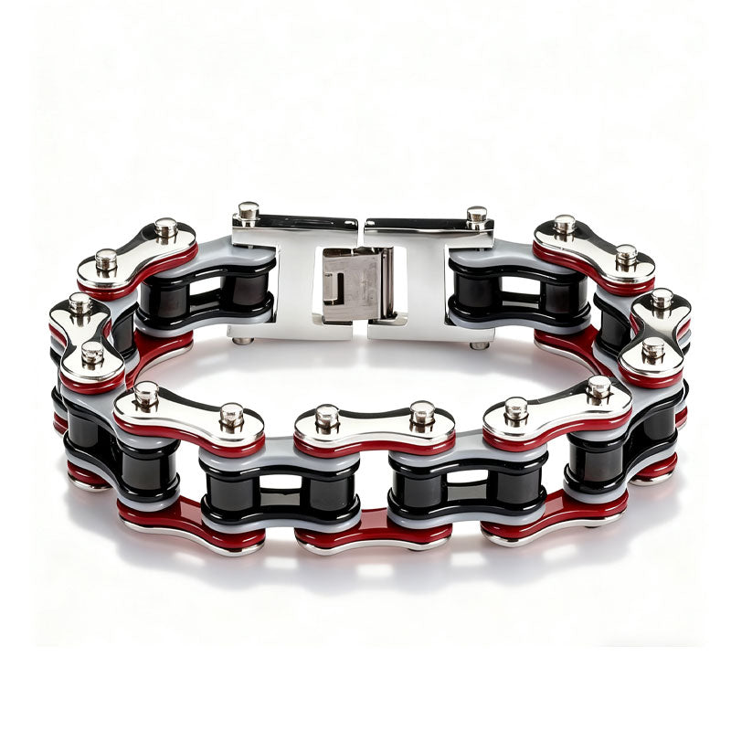 Bicycle Titanium Steel Motorcycle Chain Bracelet