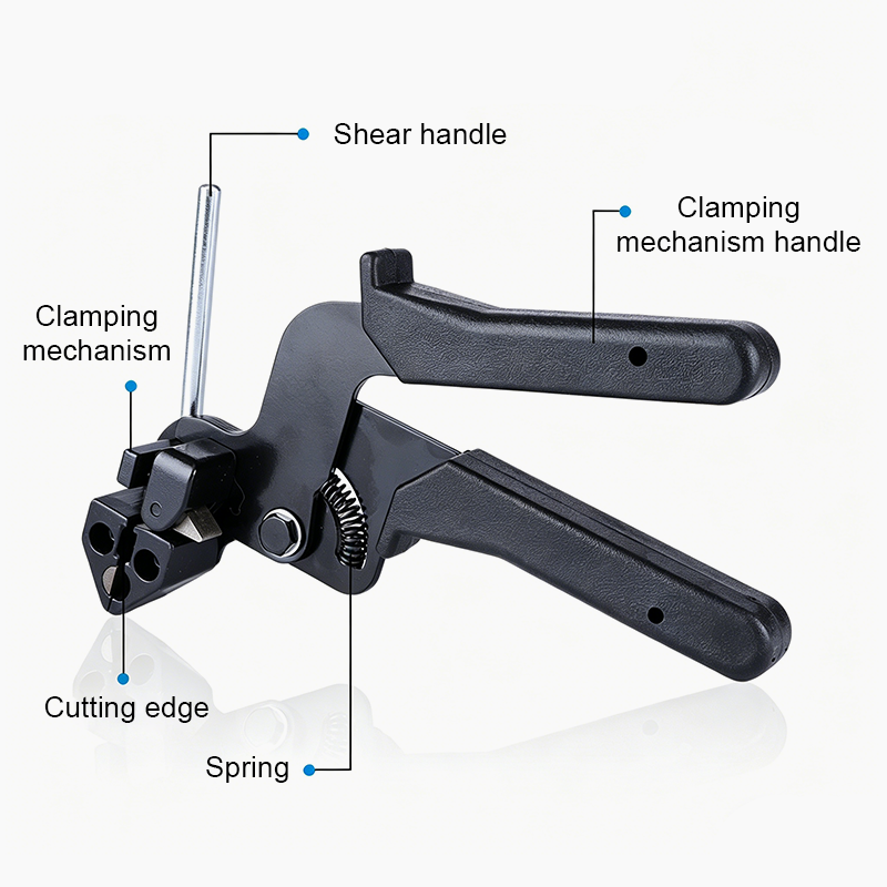 Stainless Steel Cable Tie Clamps And Steel Strap Tighteners