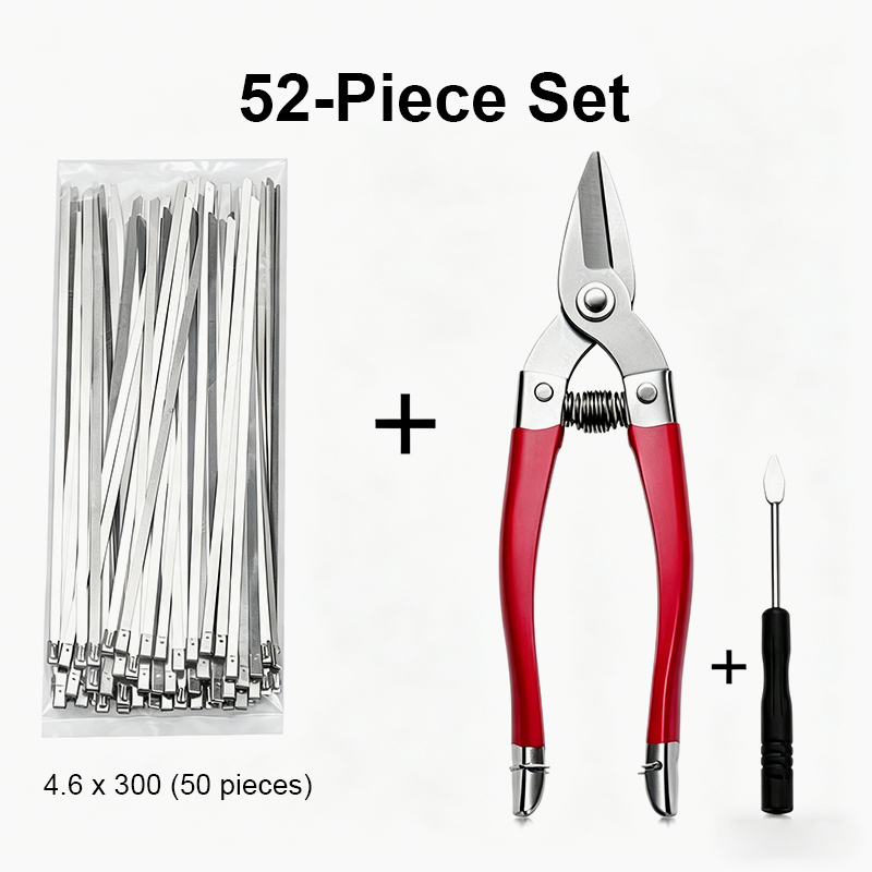 Stainless Steel Cable Tie Clamps And Steel Strap Tighteners