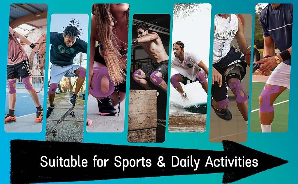 [Knee pads for sport | Breathable and waterproof pre-cut straps]