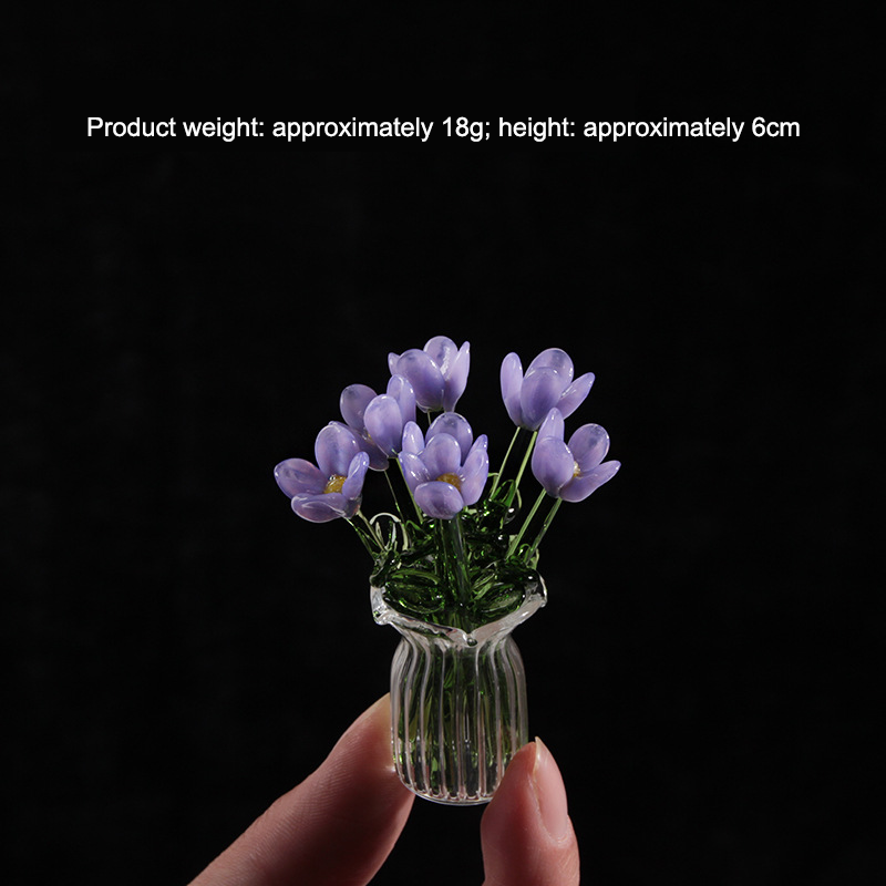 Glass Flower Ornament