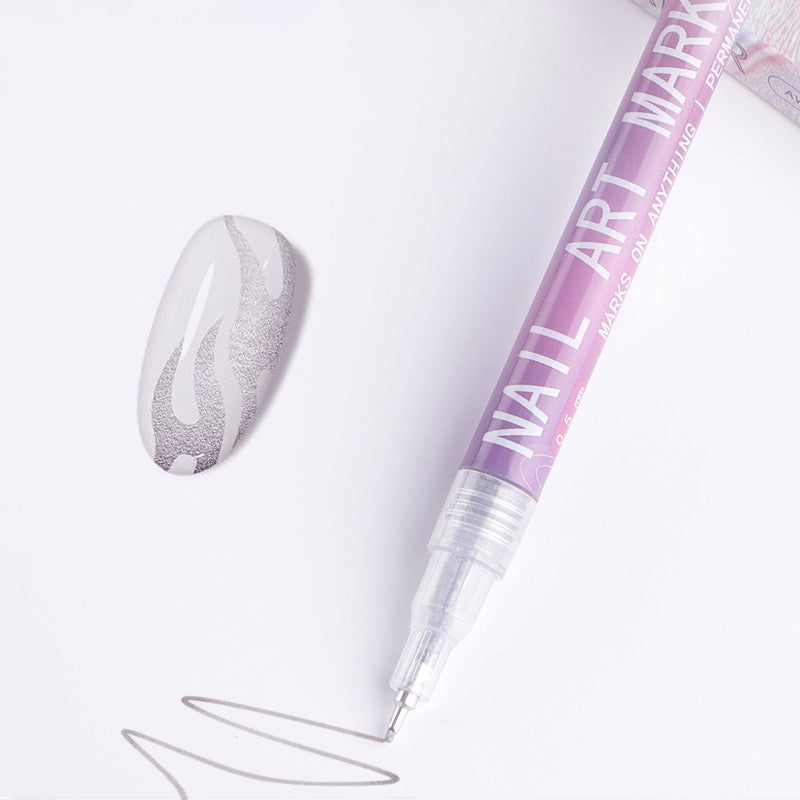 Professional nail art pen set with 12 colour