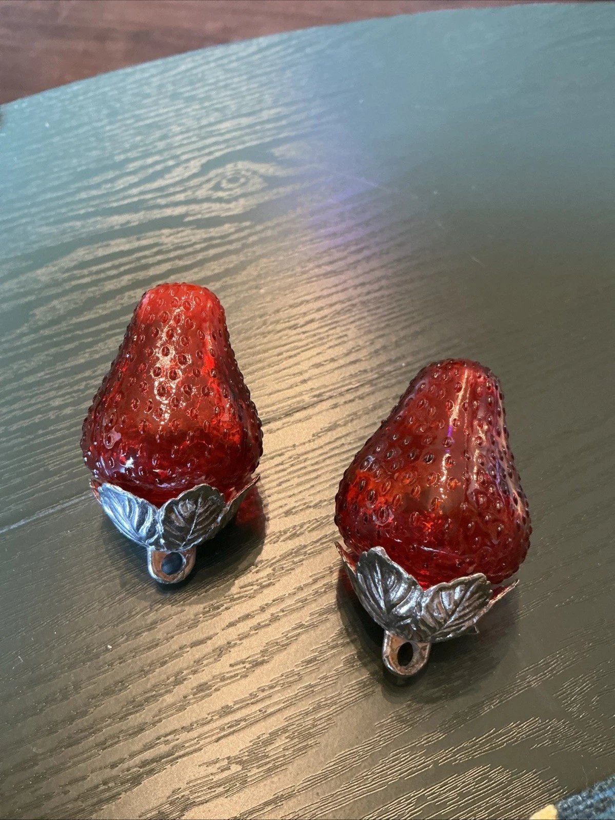🍓 1960s Vintage Strawberry Salt & Pepper Shaker Set